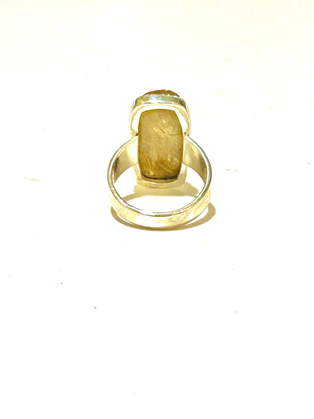 Sterling Silver Rutile Quartz Ring