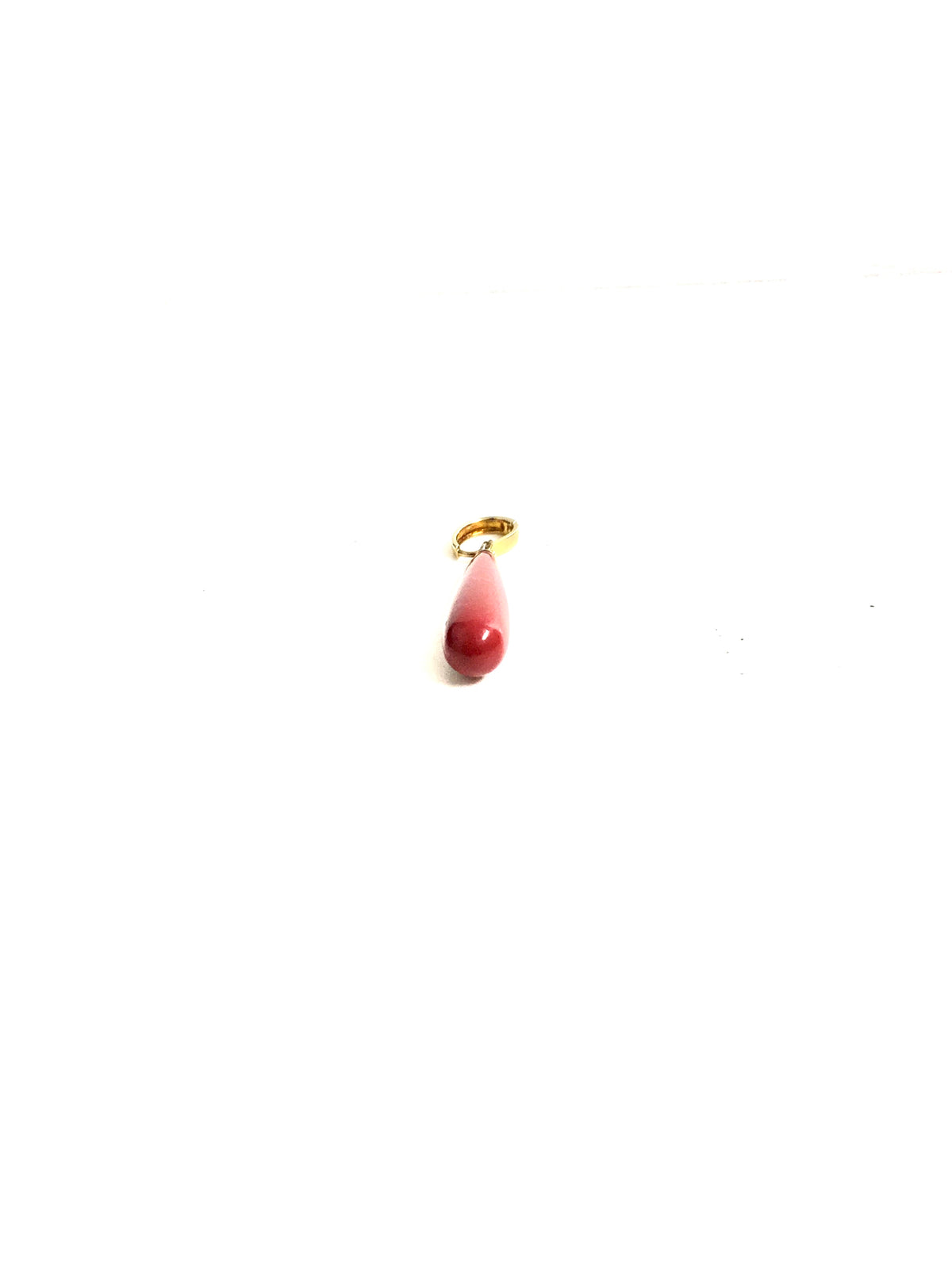 18ct Gold Coral Drop Enhancer