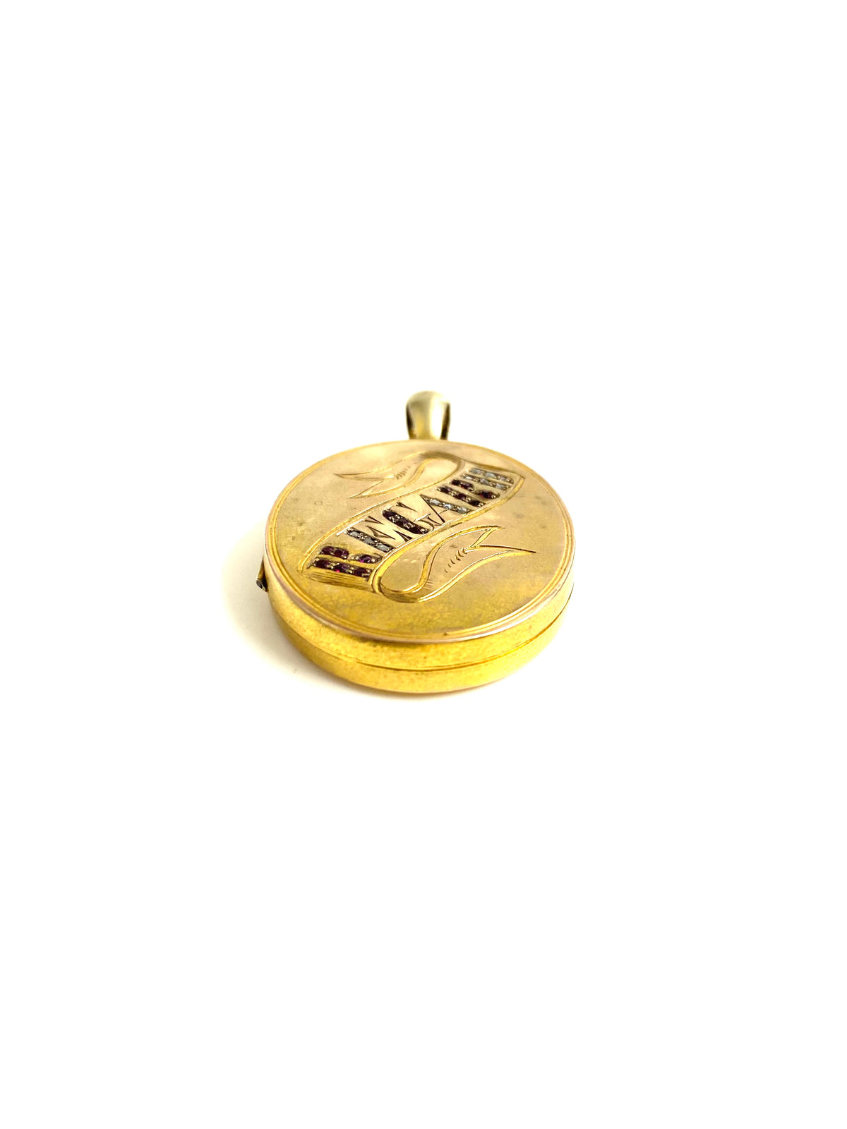 18ct Gold and Ruby Regard Locket