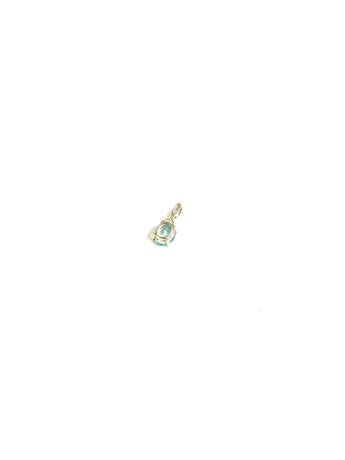 Sterling Silver Blue Topaz Pendant