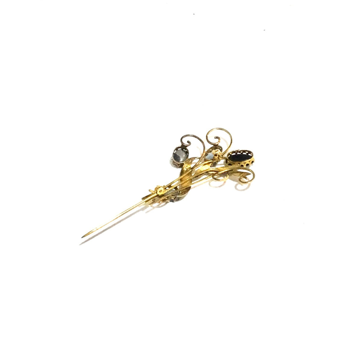 Vintage 9ct Gold Doublet Opal Brooch