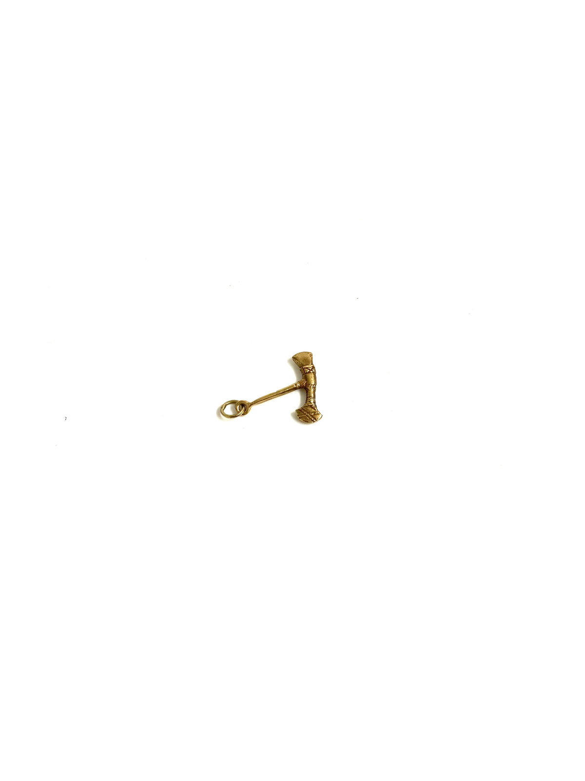 12ct Gold Axe Charm