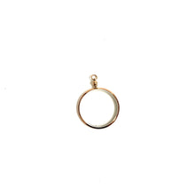 Clear 9ct Rose Gold Bubble Locket