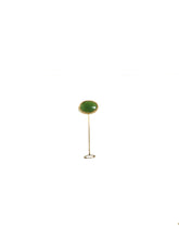 9ct Gold Nephrite Jade Oval Brooch