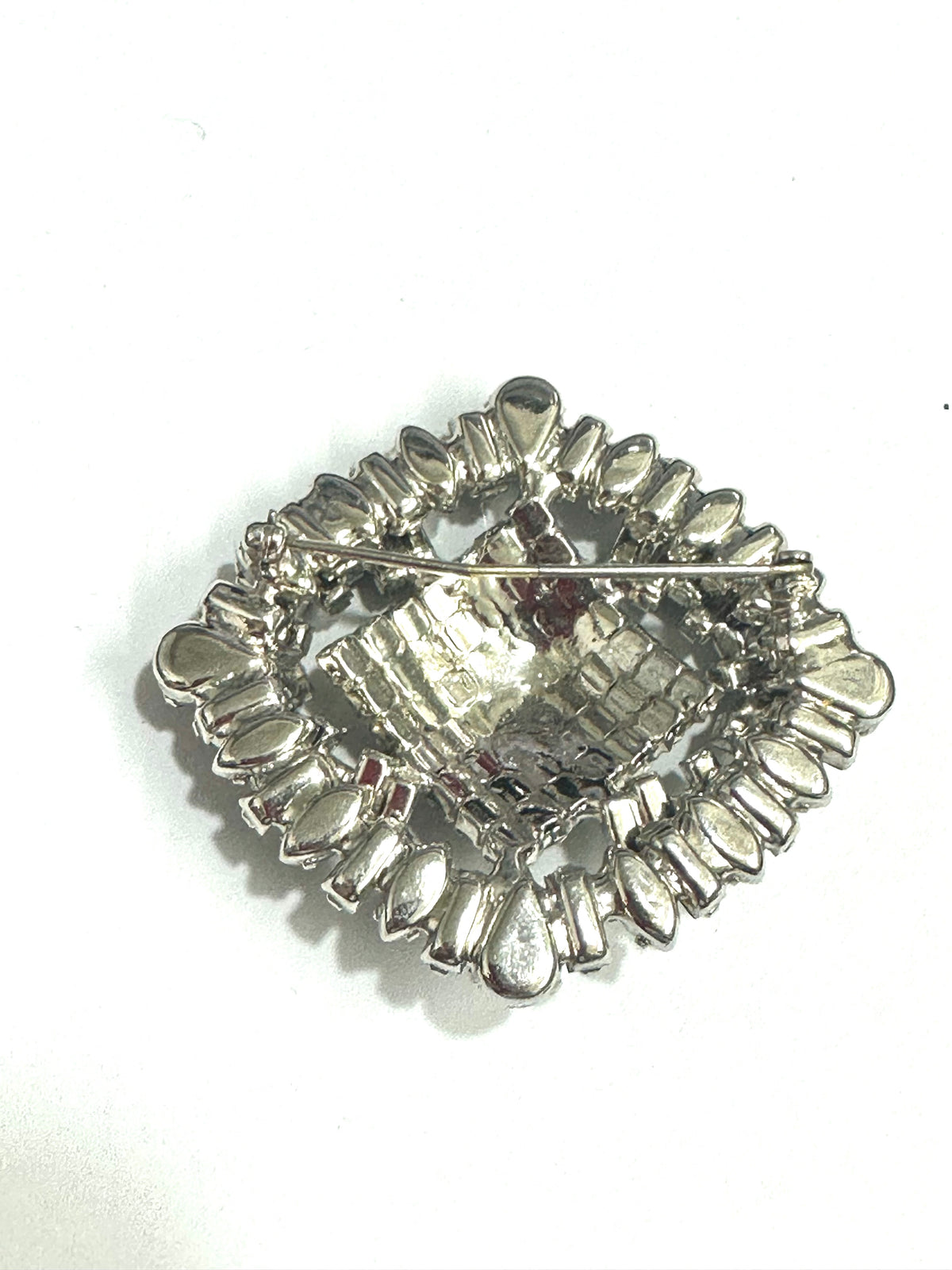 Vintage Large Siam Art Deco Style Crystal Brooch