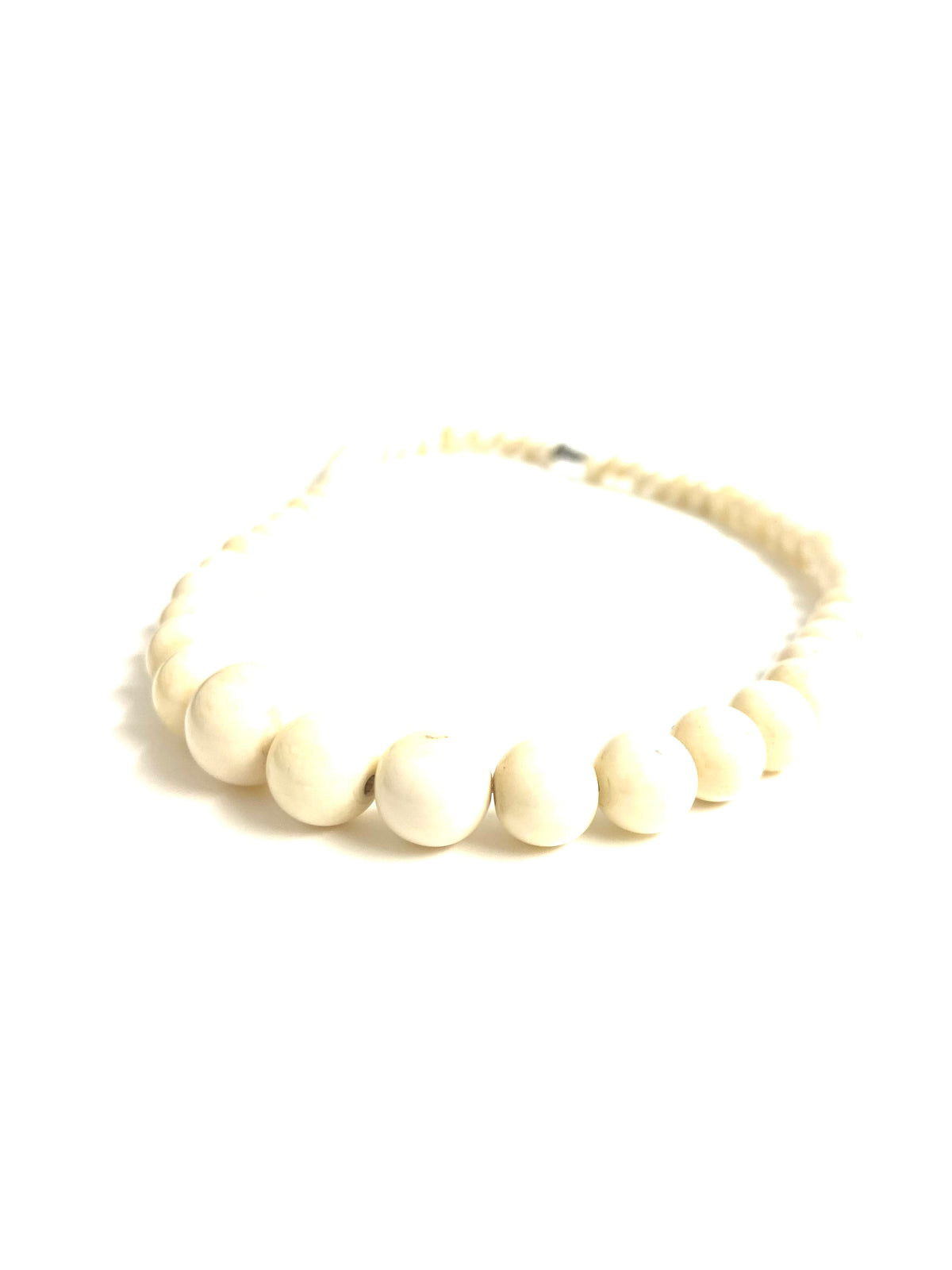White Coral Beaded Necklace