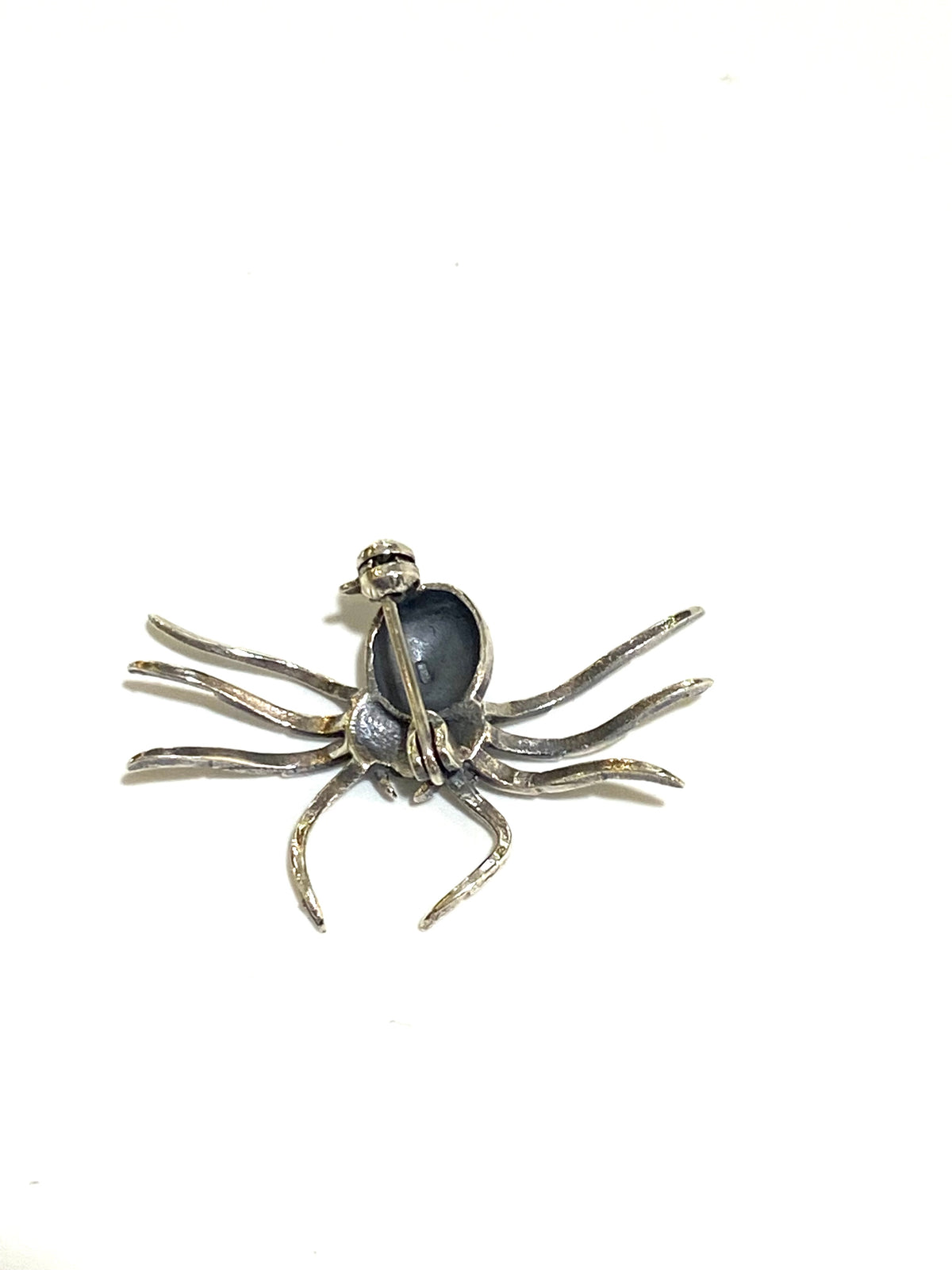 Sterling Silver Marcasite Spider Brooch