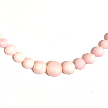 Graduated Pink Angel Conch Shell Beaded Necklace