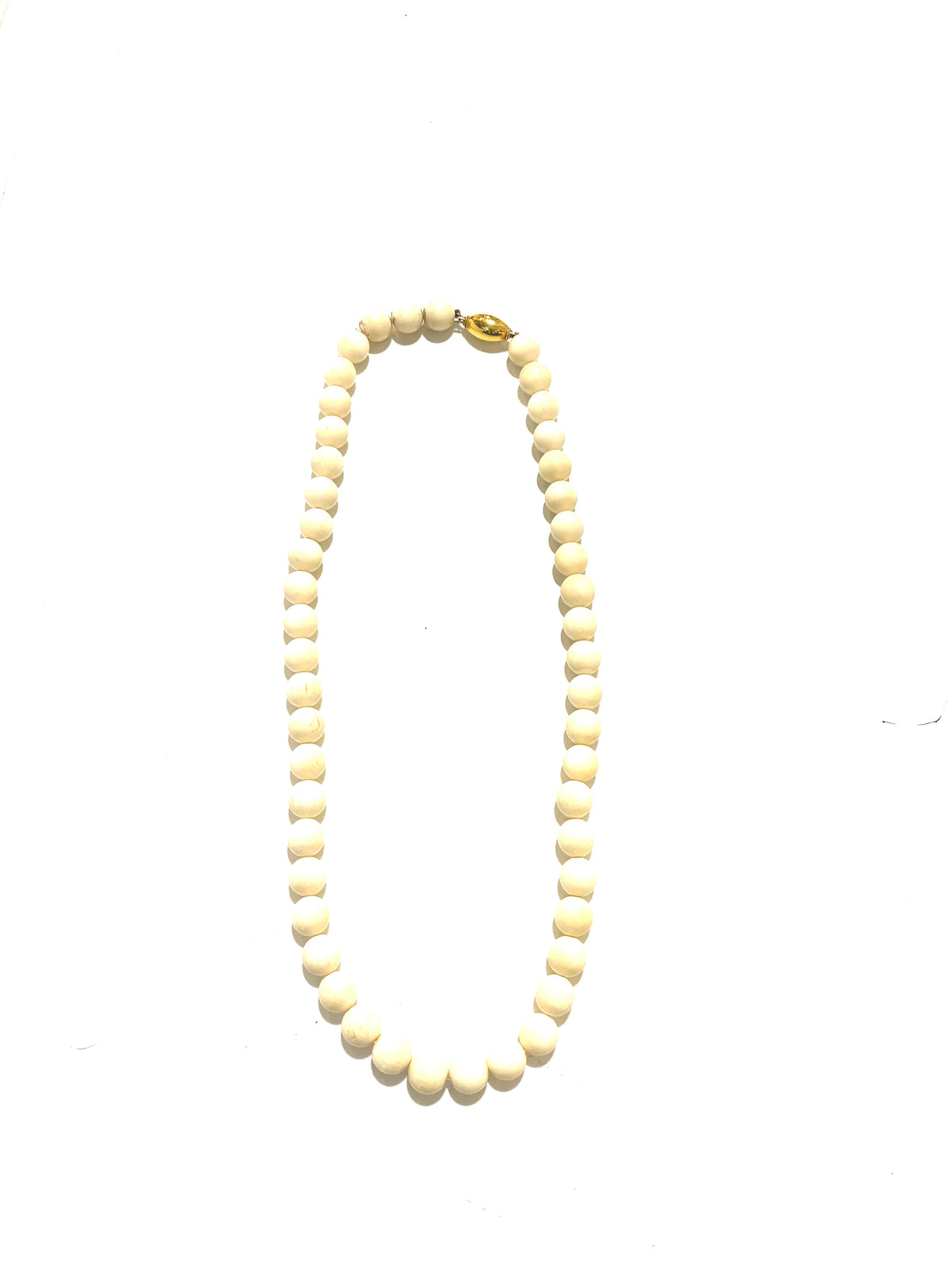 Ivory Large Bead Necklace