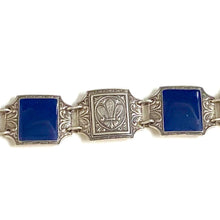 French Blue Enamel Bracelet