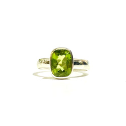 Sterling Silver Peridot Ring
