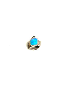 Black Opal Sterling Silver Pendant