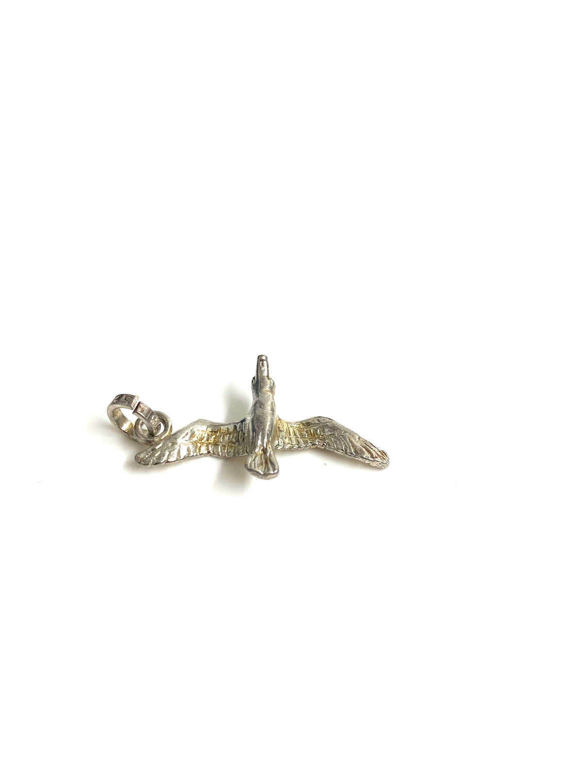 Sterling Silver Soaring Bird Charm
