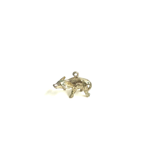 Sterling Silver Dog Charm