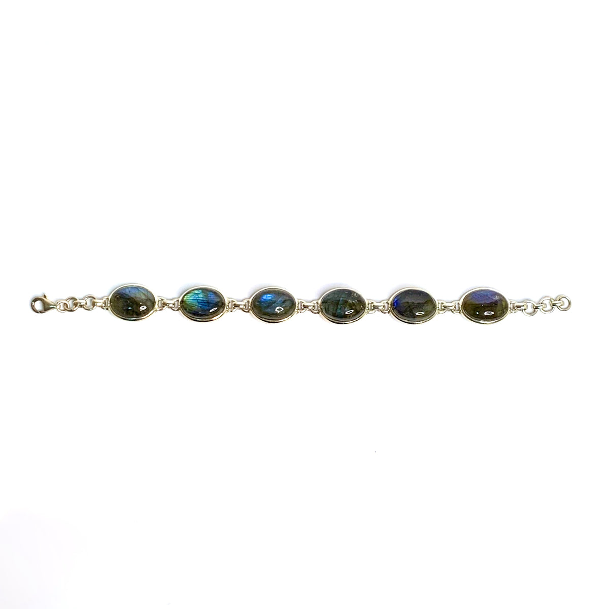 Sterling Silver Labradorite Bracelet