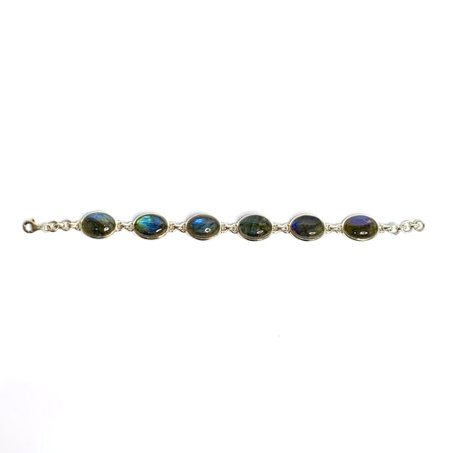 Sterling Silver Labradorite Bracelet