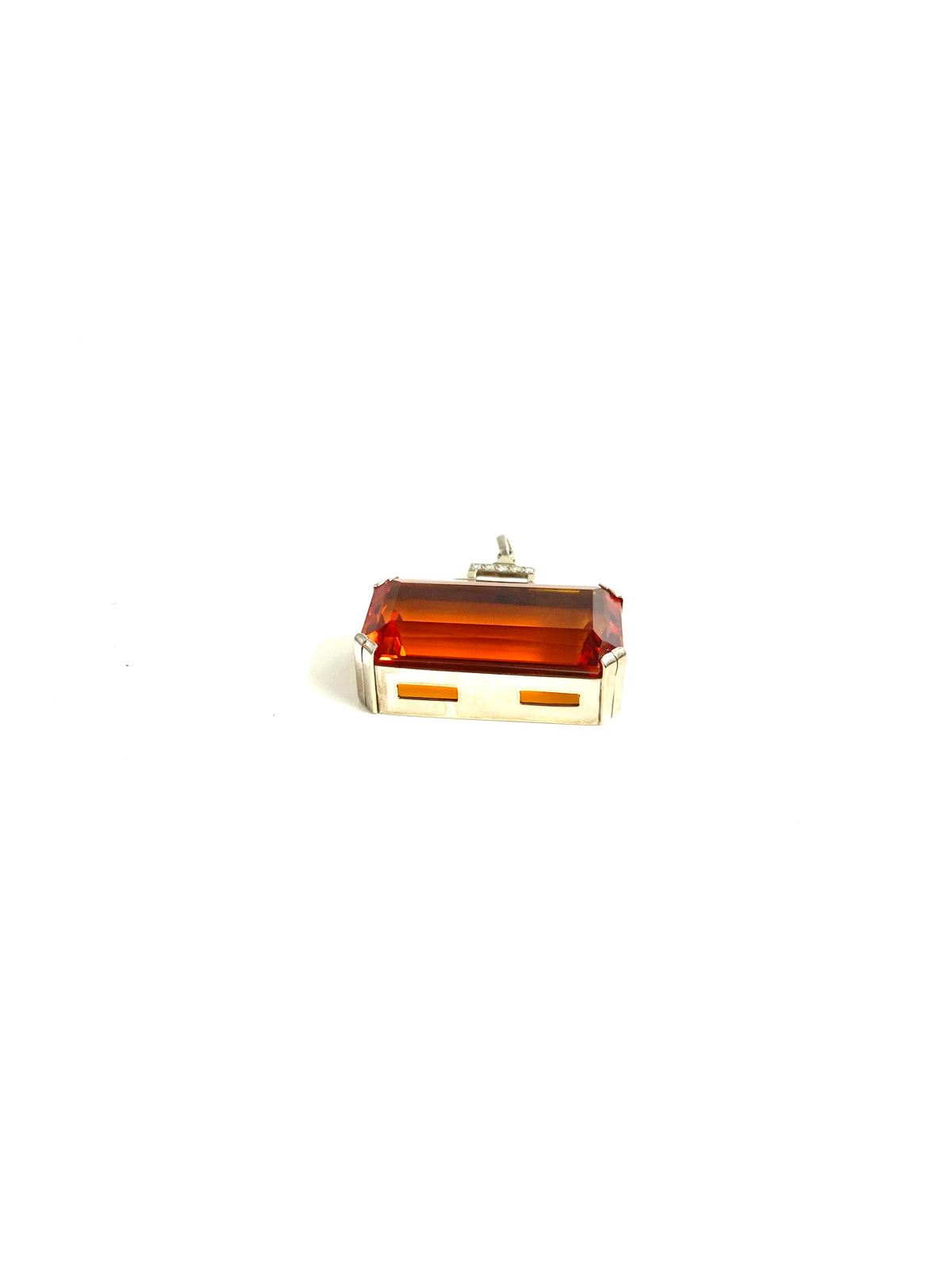 9ct Gold Rare Citrine Dium Pendant