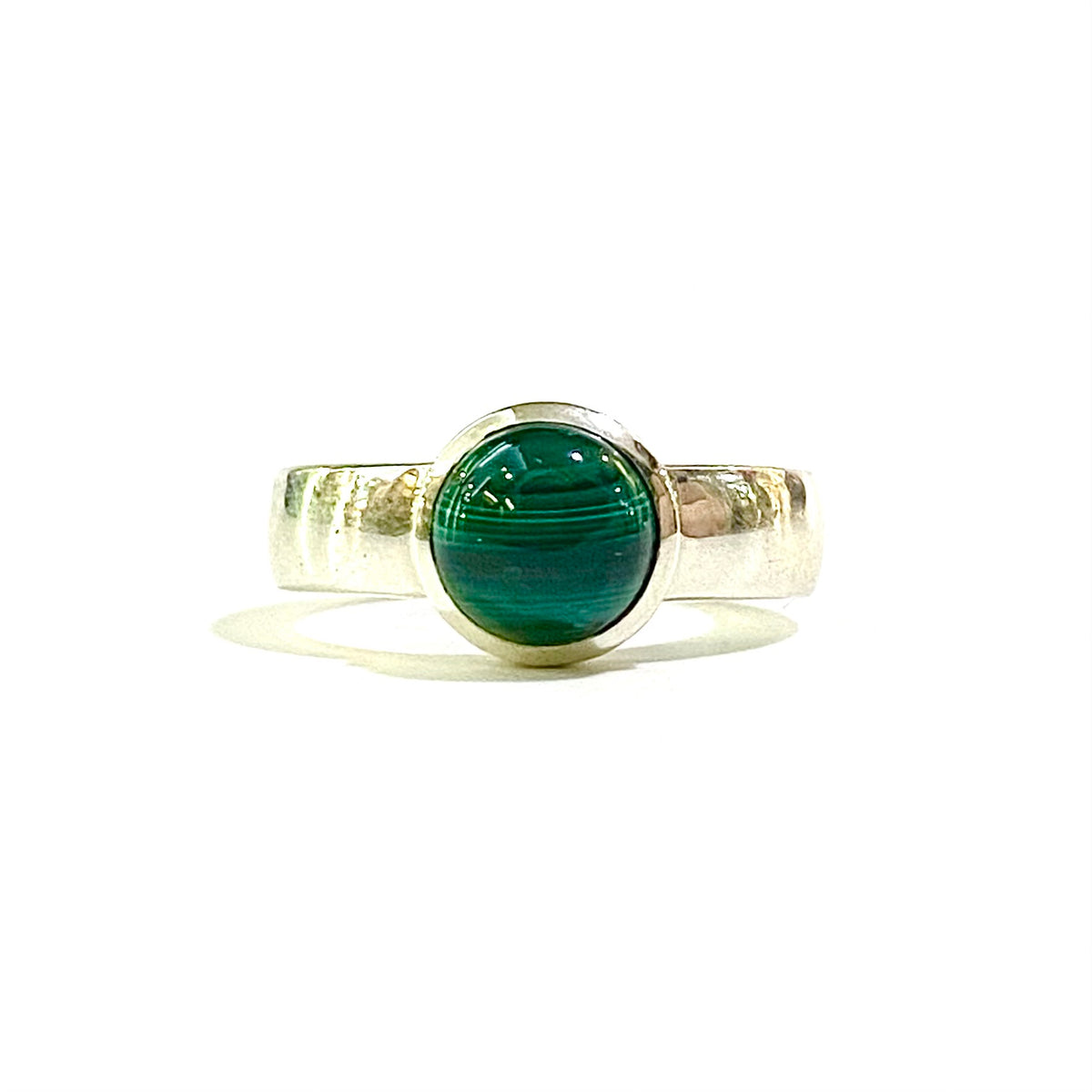 Sterling Silver Malachite Ring