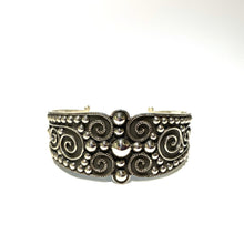 Sterling Silver Oxidised Ornate Cuff