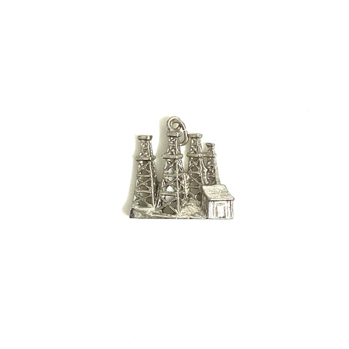 Sterling Silver Farm Charm