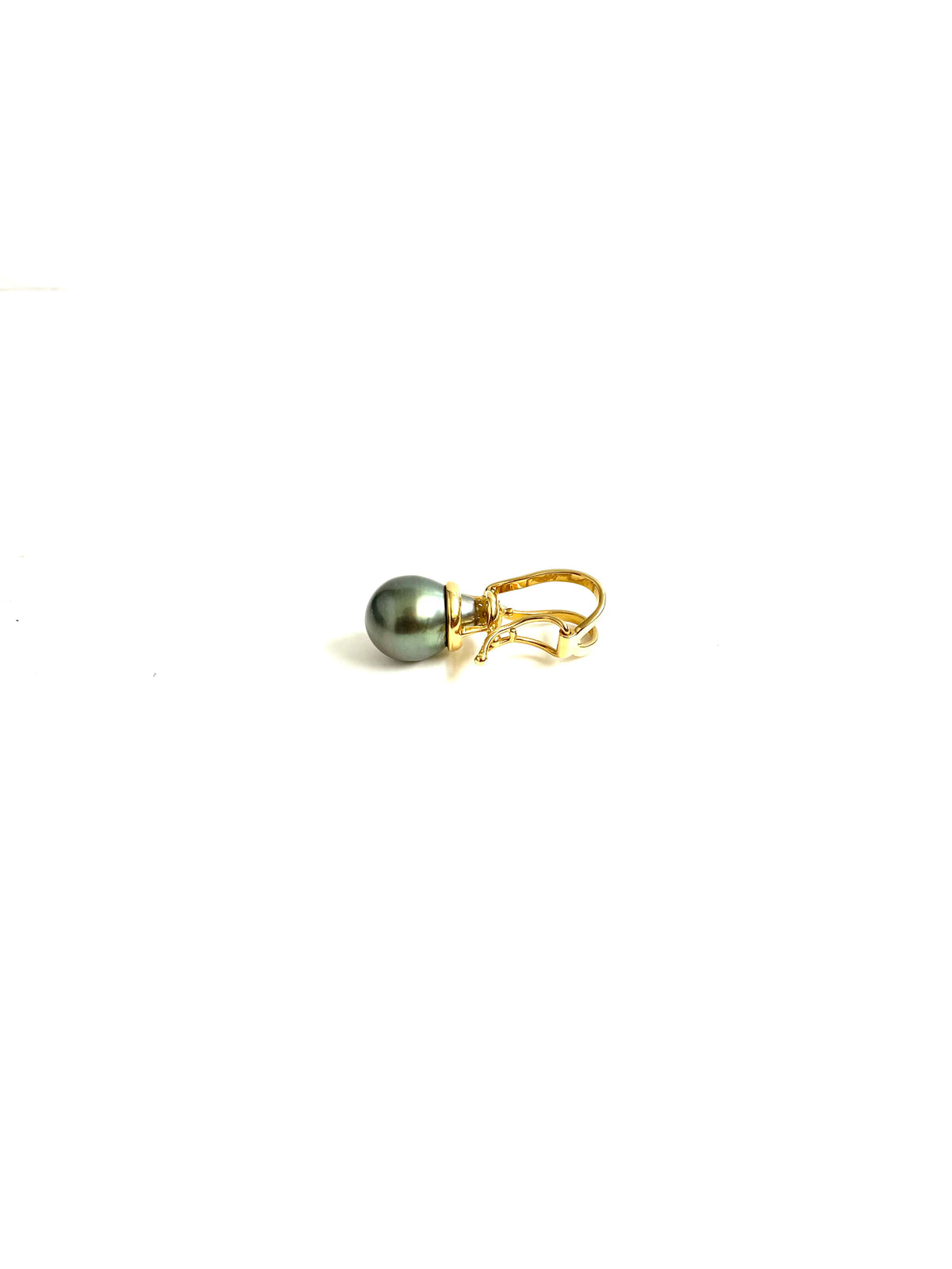 18ct Gold Black Tahitian Pearl Pendant