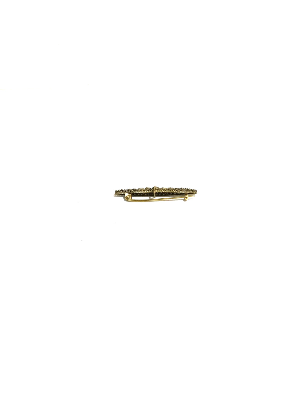 Antique Garnet Bar Brooch