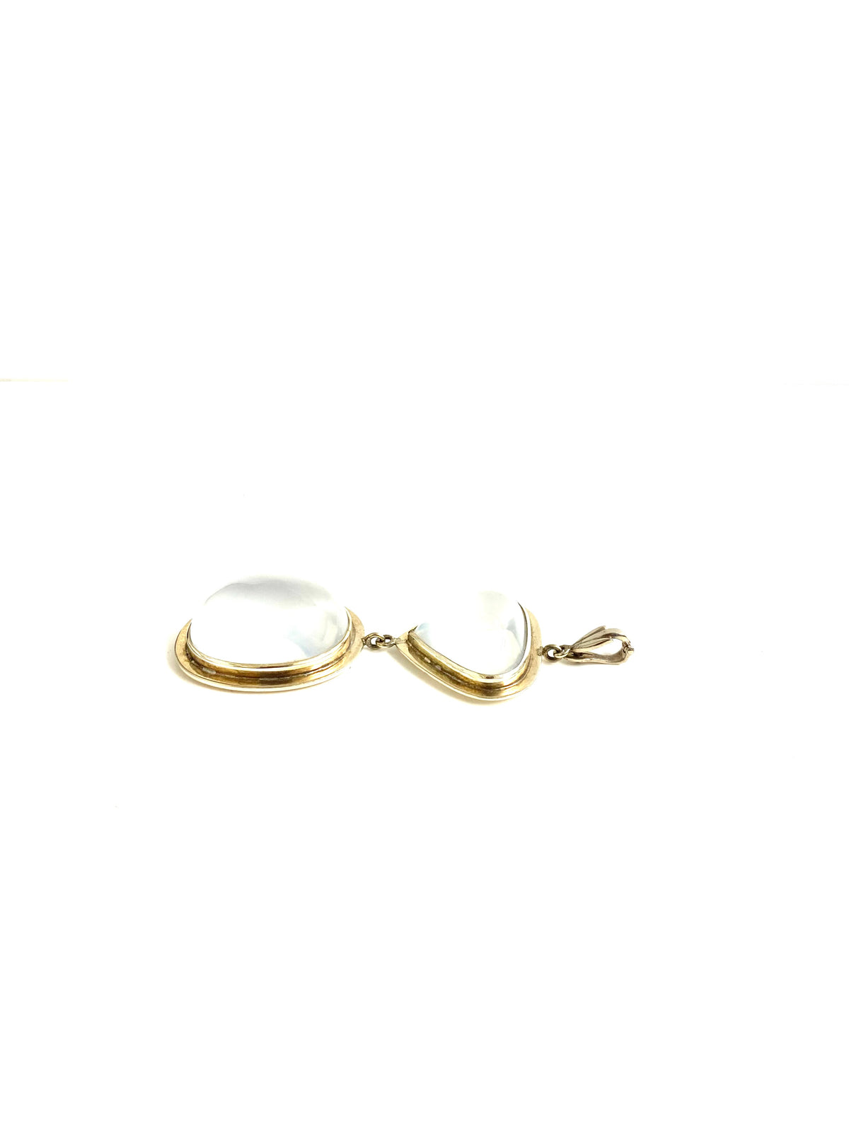 9ct White Gold Moonstone Pendant