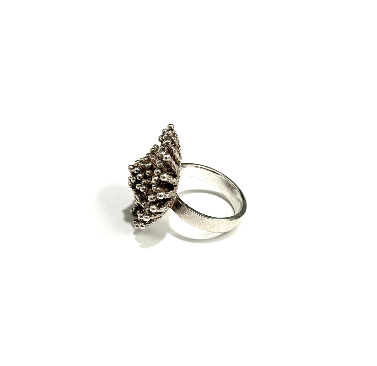 Handmade Modernist Sterling Silver Ring