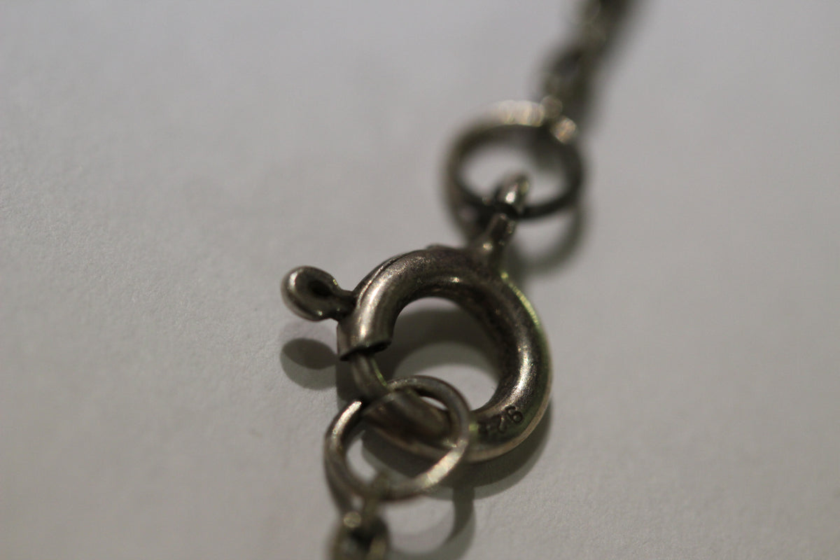 Sterling Silver Victorian Moonstone Necklace