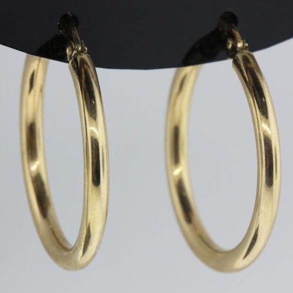 9ct Yellow Gold Hoop Earrings