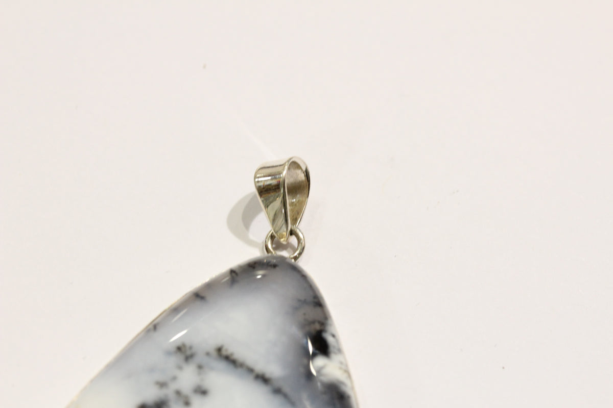 Sterling Silver Dendritic Agate Pendant