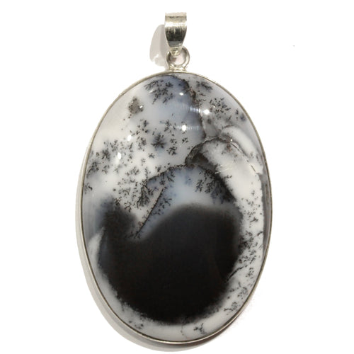 Sterling Silver Dendritic Agate Pendant