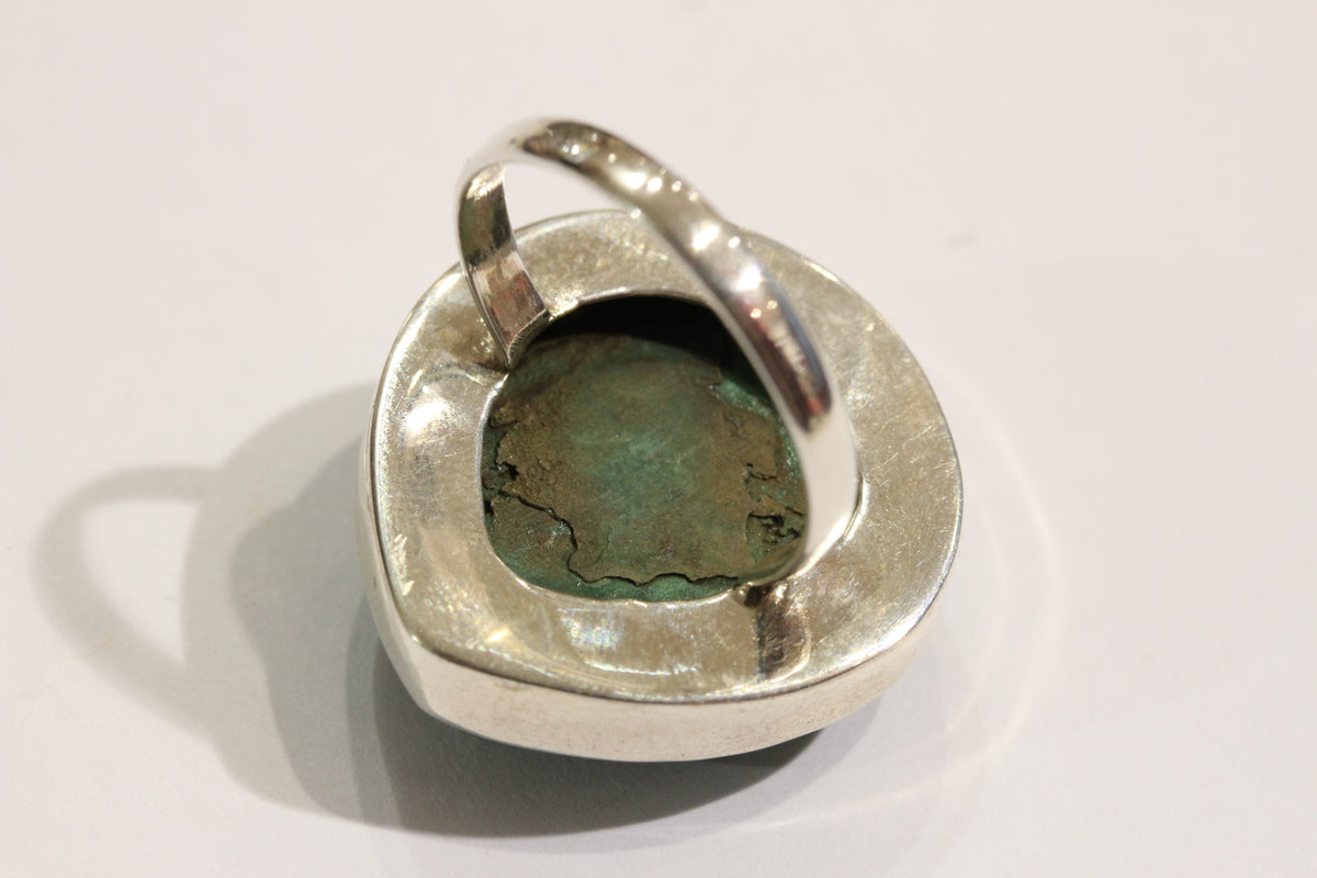 Sterling Silver Malachite Ring