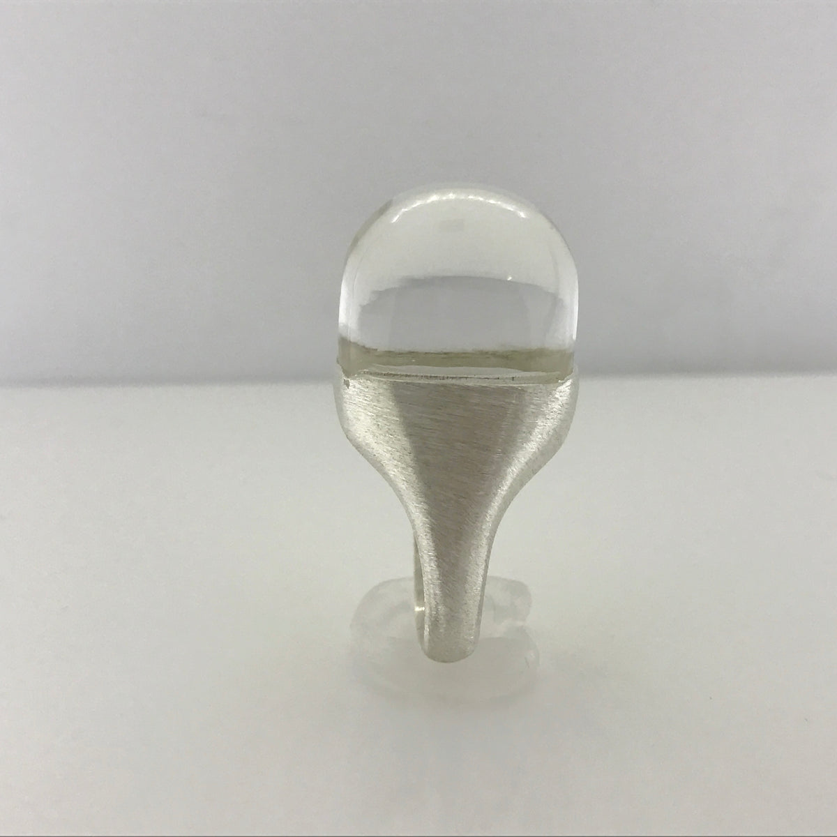Sterling Silver Rock Crystal Ring