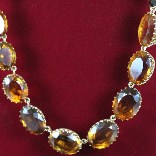 Madeira Citrine Victorian Necklace