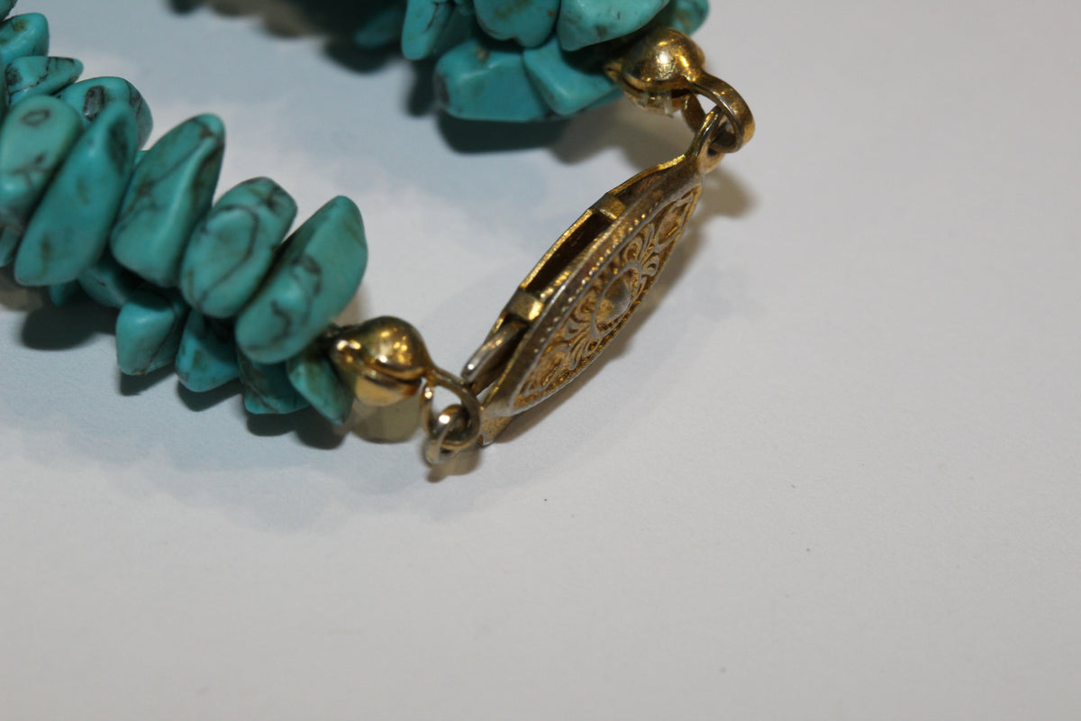 Greenish-Blue Turquoise Necklace