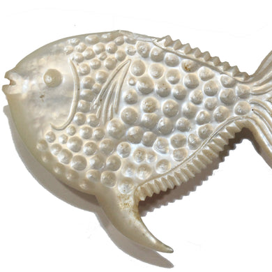 Mother of Pearl Fish Brooch