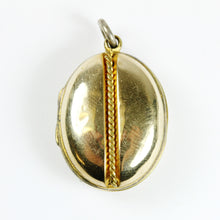 Antique 9ct Yellow Gold Locket with Rope Detail
