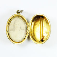 Antique 9ct Yellow Gold Locket with Rope Detail