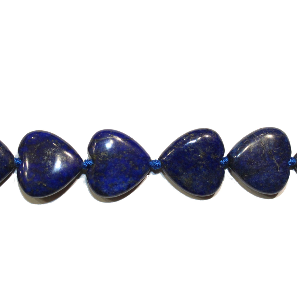 Heart-Shaped Lapis Lazuli Necklace