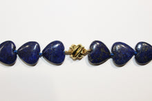 Heart-Shaped Lapis Lazuli Necklace