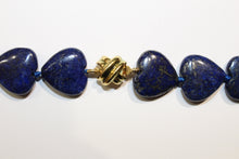 Heart-Shaped Lapis Lazuli Necklace