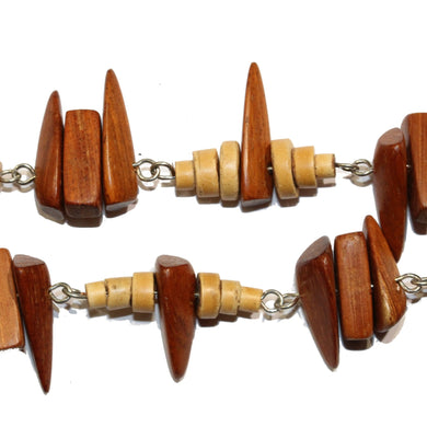 Natural Wood Necklace