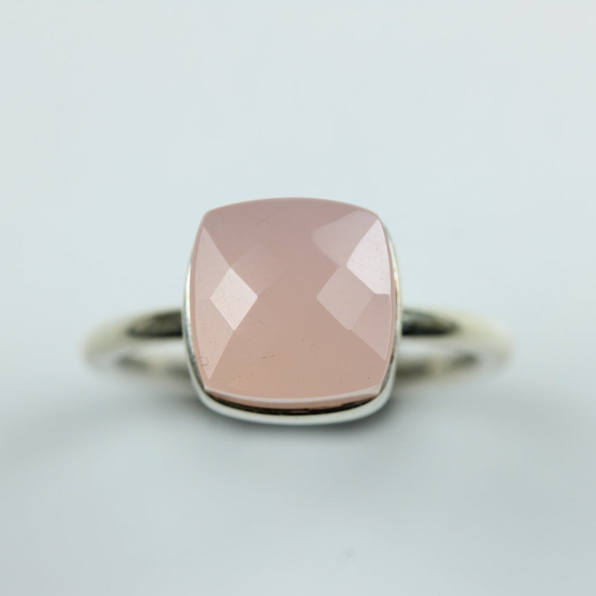 Sterling Silver Rose Quartz Ring