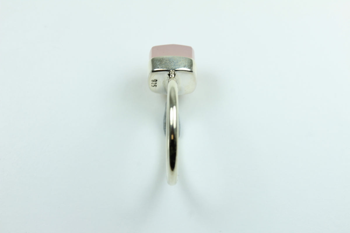 Sterling Silver Rose Quartz Ring