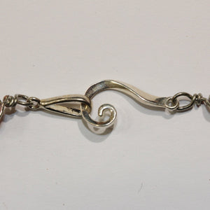 Vintage Engraved Wood Necklace