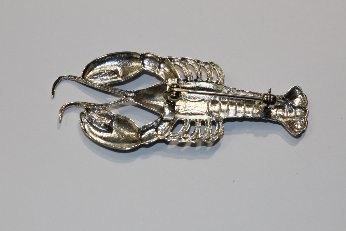 Sterling Silver Lobster Pendant