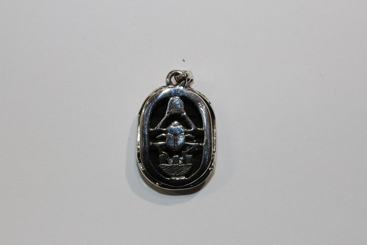 Sterling Silver Scarab Pendant