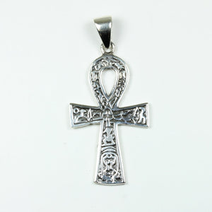 Sterling Silver Ankh Cross Pendant