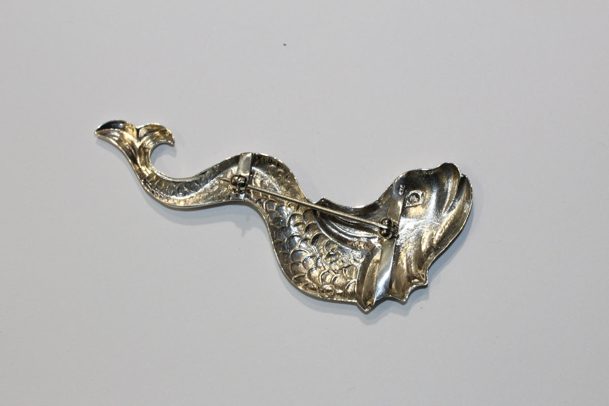 Sterling Silver Fish Pendant